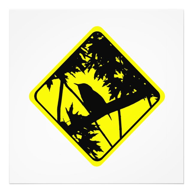 House Wren Warning Sign Love Bird Watching (Front)