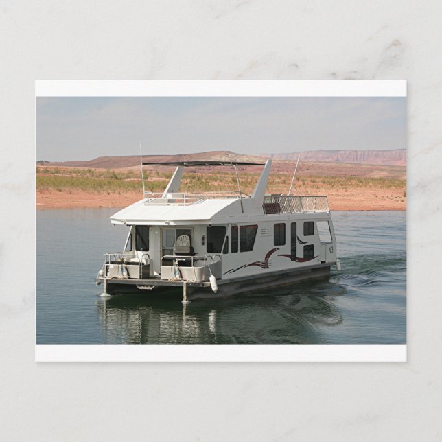 Houseboat, Lake Powell, Arizona, USA 5 Postcard (Front)