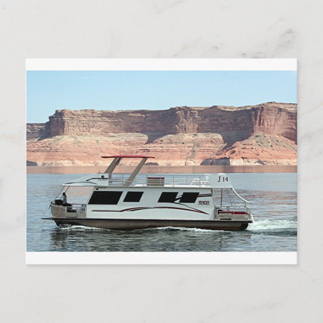Houseboat, Lake Powell, Arizona, USA 8 Postcard (Front)