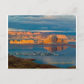Houseboat Lake Powell Postcard