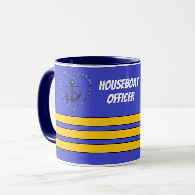 Houseboat Officer Mug (Front Left)