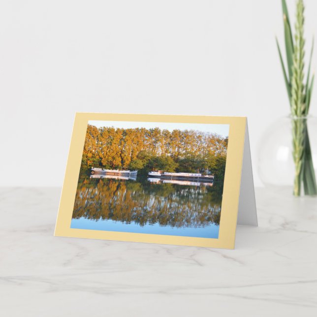 Houseboats Holiday Card (Front)