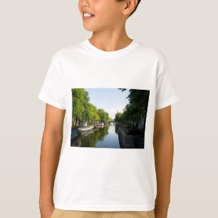 Houseboats on Prinsengracht Canal Amsterdam T-Shirt