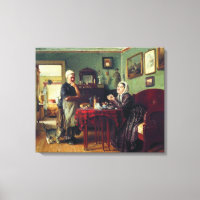 Household Conversation (by Konstantin Makovsky)