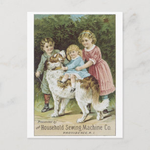 Household Sewing Machine Co Postcard