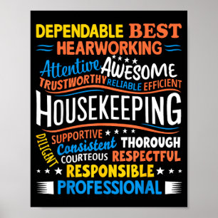 Housekeeng Appreciation Environmental Services Wee Poster