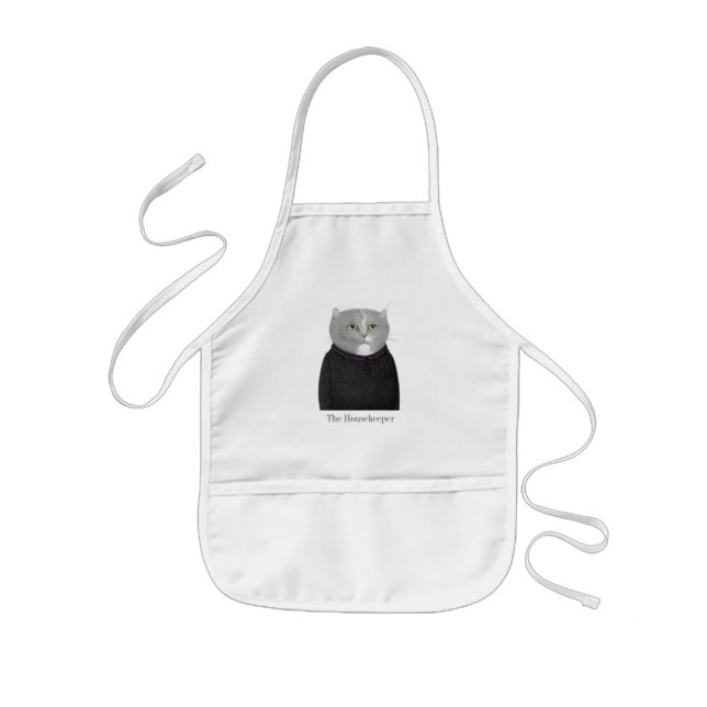 HOUSEKEEPER CAT Kids' Apron (Front)