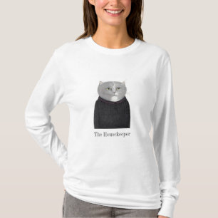 HOUSEKEEPER CAT Women's Basic Long Sleeve T-Shirt