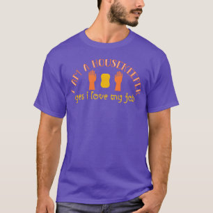 Housekeeper Funny humor travel 70s vintage T-Shirt