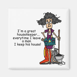 Housekeeper Humour Magnet