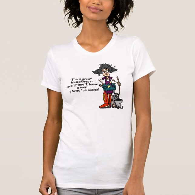 Housekeeper Humour T-Shirt (Front)