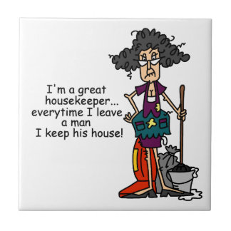 Housekeeper Humour Tile