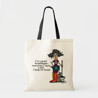 Housekeeper Humour Tote Bag