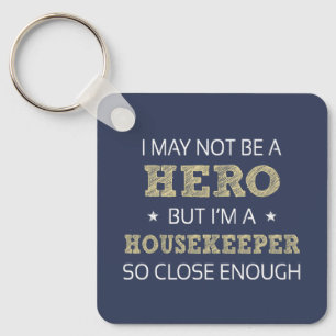 Housekeeper Novelty Key Ring