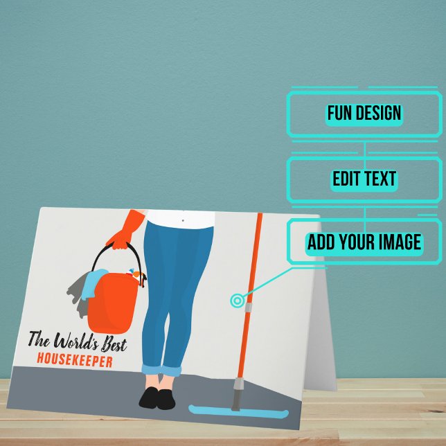  Housekeeper Thank You Card (Show your housekeeper that you dearly appreciate him/her.)