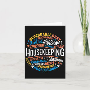 Housekeeping Appreciation Gifts Environmental Serv Card