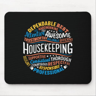 Housekeeping Appreciation Gifts Environmental Serv Mouse Mat