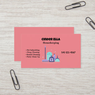 Housekeeping Business Card
