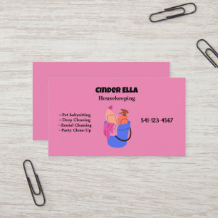 Housekeeping Business Card
