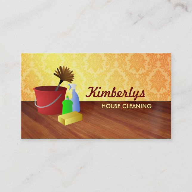 Housekeeping business cards (Front)