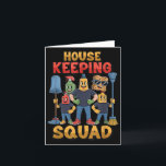 Housekeeping Cleaning Team Hotel Staff Housekeepin Card<br><div class="desc">Housekeeping Cleaning Team Hotel Staff Housekeeping Squad _1</div>