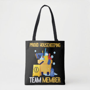Housekeeping Cleaning Team Proud Housekeeper Tote Bag
