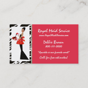 HouseKeeping Diva Business Cards
