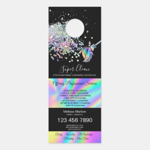 Housekeeping House Cleaning Maid Janitor Door Hanger