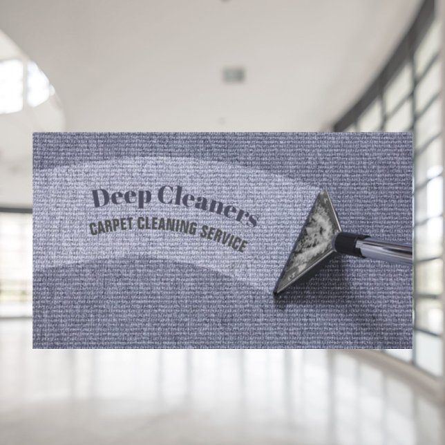 Housekeeping Housekeeper Floor Carpet Cleaning Business Card (Housekeeping Housekeeper Floor Carpet Cleaning Business Card)