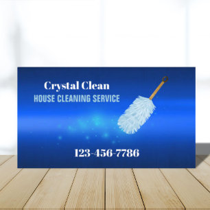Housekeeping Housekeeper Maid Service Cleaner Business Card