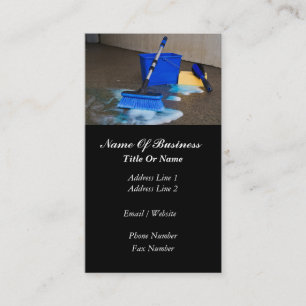 Housekeeping Services Business Card