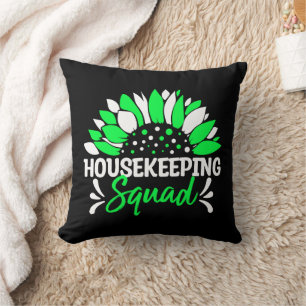 Housekeeping Squad Funny Housekeeper Matching Cushion
