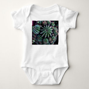 Houseplant Cactus: Nursery Beautiful Design Baby Bodysuit