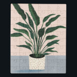 Houseplant Jigsaw Puzzle<br><div class="desc">Houseplant IV by Victoria Borges. Features a potted houseplant against a neutral background.</div>