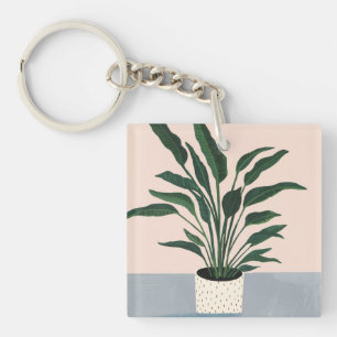 Houseplant Key Ring