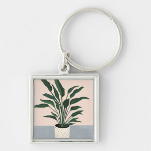 Houseplant Key Ring