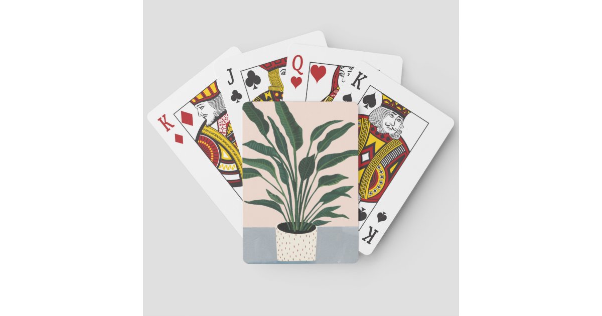 Houseplant Playing Cards Zazzle