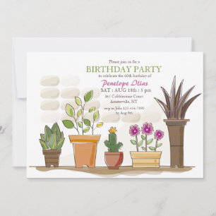 Houseplants Invitation