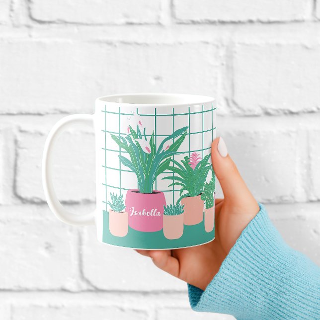 Houseplants Personalised Name Mug (Creator Uploaded)