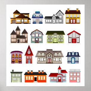 houses-157869 houses homes architecture buildings poster