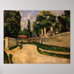 Houses Along a Road, c.1881 Poster