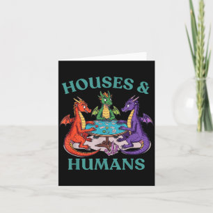 Houses And Humans Dragon Tabletop Rpg Fantasy Paro Card