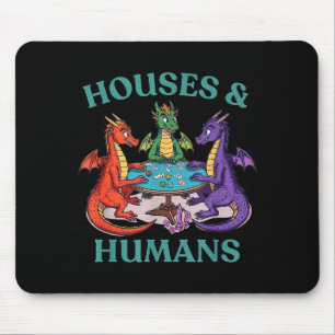 Houses And Humans Dragon Tabletop Rpg Fantasy Paro Mouse Mat