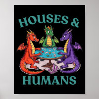 Houses And Humans Dragon Tabletop Rpg Fantasy Paro