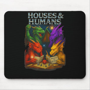 Houses And Humans Funny Novelty Rpg Gamers Men Wom Mouse Mat