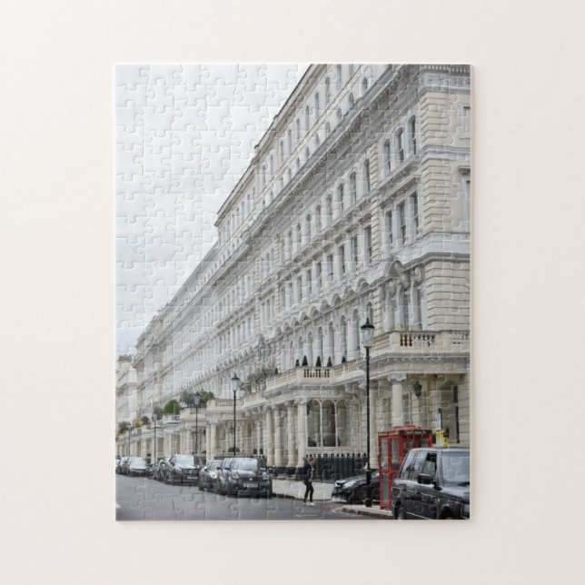 Houses Architecture Kensington Chelsea London Jigsaw Puzzle (Vertical)