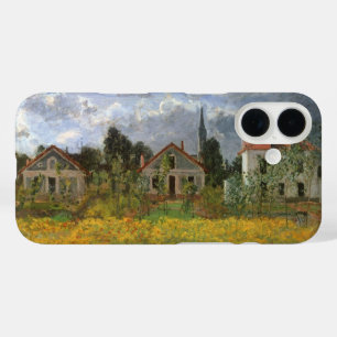 Houses at Argenteuil by Claude Monet, Vintage Art iPhone 16 Case