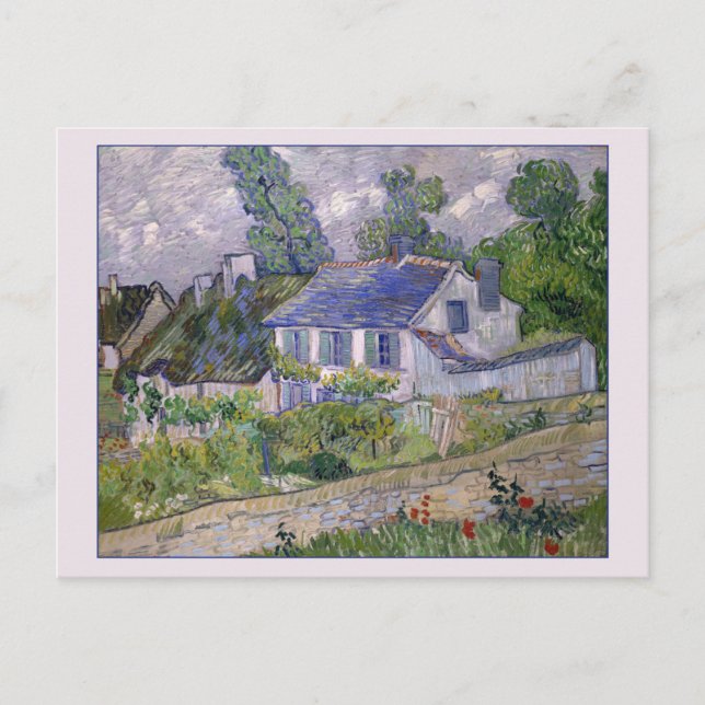 Houses at Auvers by van Gogh Postcard (Front)