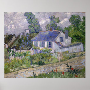 Houses at Auvers by Vincent Van Gogh Poster