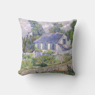 Houses at Auvers Vincent van Gogh Cushion